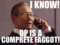 OP is a Faggot