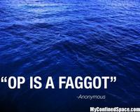 OP is a Faggot