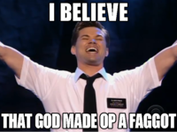 OP is a Faggot