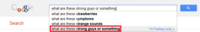 Google Search Box Suggestions 