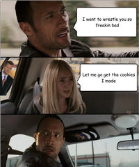 The Rock Driving