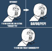 "Y U NO" Guy