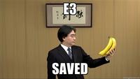 Satoru Iwata Holding Bananas