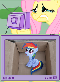 Fluttercry / Characters Watching Tv