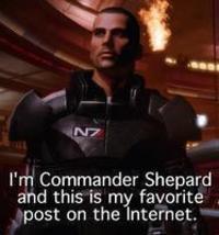 I'm Commander Shepard