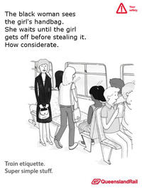 Queensland Rail Etiquette Posters