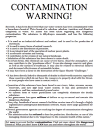 Dihydrogen Monoxide Hoax