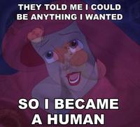 They Told Me I Could Be Anything I Wanted