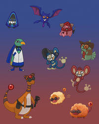 Pokefication / Pokefied Characters