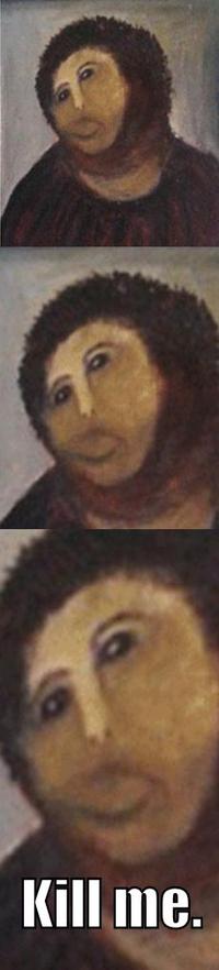 Botched Ecce Homo Painting