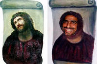 Botched Ecce Homo Painting