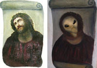 Botched Ecce Homo Painting