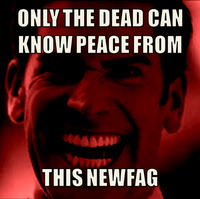 Only The Dead Can Know Peace From This Evil