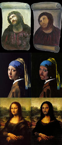 Botched Ecce Homo Painting