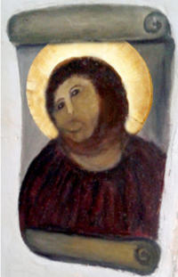 Botched Ecce Homo Painting
