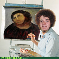Botched Ecce Homo Painting