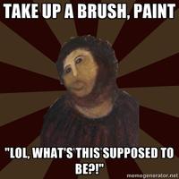 Botched Ecce Homo Painting