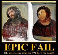 Botched Ecce Homo Painting