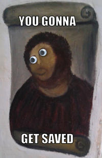 Botched Ecce Homo Painting