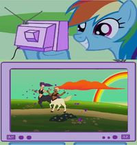 Fluttercry / Characters Watching Tv