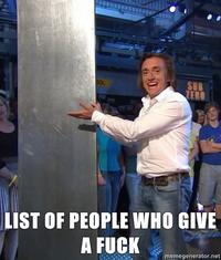 Look At All The Fucks I Give