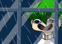 Season 0 Kaiba Staring At the Rain Through a Window