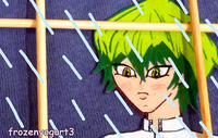 Season 0 Kaiba Staring At the Rain Through a Window