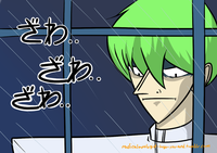 Season 0 Kaiba Staring At the Rain Through a Window