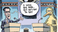 Fired Big Bird / Mitt Romney Hates Big Bird