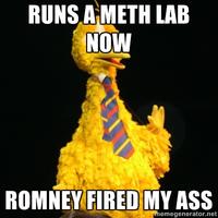 Fired Big Bird / Mitt Romney Hates Big Bird