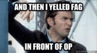 OP is a Faggot