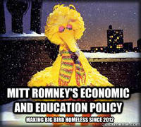 Fired Big Bird / Mitt Romney Hates Big Bird