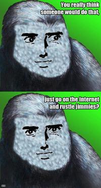 Just go on the internet and tell lies?