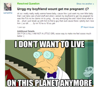 I Don't Want to Live on This Planet Anymore