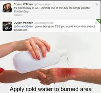 Apply Cold Water To That Burn
