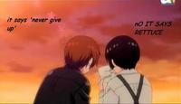 Lettuce / It Says "Never Give Up"
