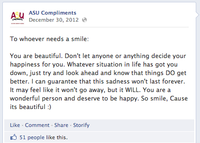 University Compliment Facebook Pages