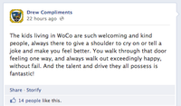 University Compliment Facebook Pages