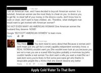 Apply Cold Water To That Burn