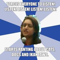 Sharifah Zohra Jabeen's Tirade / "Listen Listen Listen Listen"