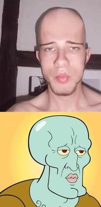 Handsome Squidward/Squidward Falling