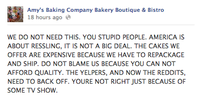 Amy's Baking Company PR Scandal
