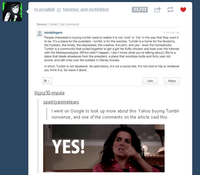 Yahoo Buys Tumblr