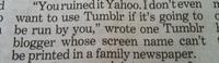 Yahoo Buys Tumblr
