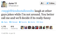 #MyGirlfriendNotAllowedTo