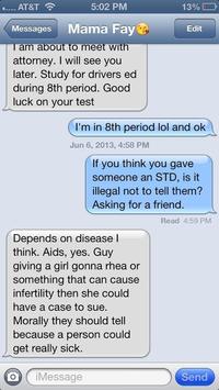 If You Think U Gave Someone an STD, Is It Illegal Not to Tell Them?