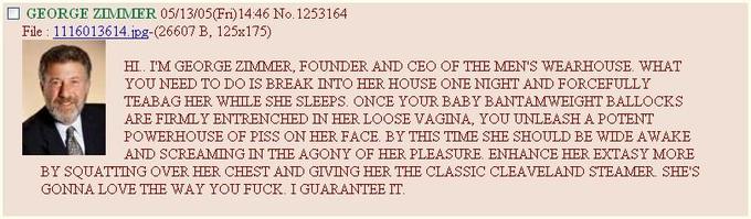 George Zimmer Copypasta