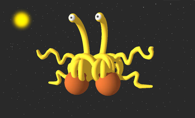 The Flying Spaghetti Monster