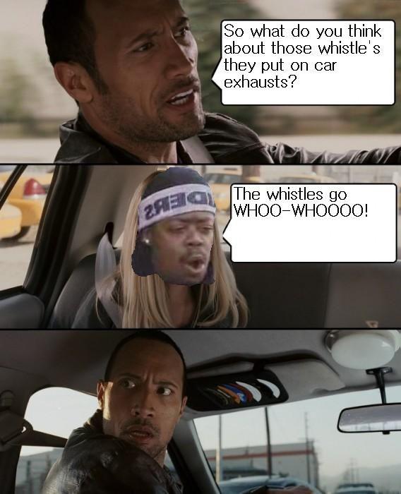 The Rock Driving