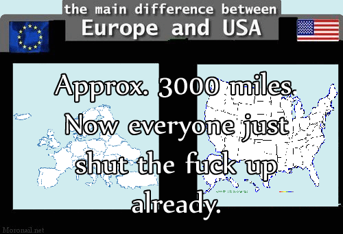 The Main Difference Between Europe and USA
